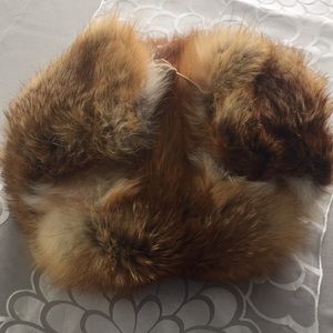 Fox hat with ear flaps